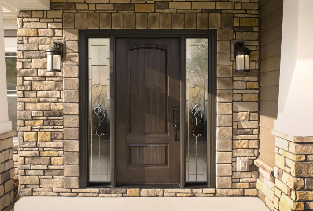 This hinged entry door in Raleigh Durham, NC from Provia is a beautiful example.